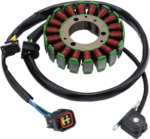 WOOSTAR 18 Coil Magneto Stator Replacement for Suzuki DR250R DRZ250 DRZ400 DR-Z 400 DRZ400SM DRZ400S DRZ400E Engine in Saudi Arabia