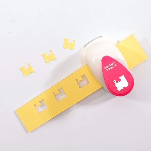 Vaessen Creative Craft Paper Punch Small, Baby Hands, for DIY Projects, Scrapbooking and Card Making, Multi-Colour, 6.5 x 4.5 x 4.4 cm in Saudi Arabia