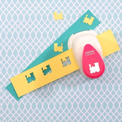Vaessen Creative Craft Paper Punch Small, Baby Hands, for DIY Projects, Scrapbooking and Card Making, Multi-Colour, 6.5 x 4.5 x 4.4 cm in Saudi Arabia