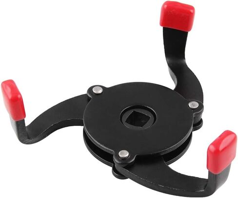 مفتاح ربط فلتر الزيت العالمي، مجموعة أدوات إزالة فلتر الزيت 3 فك قابلة للتعديل من 2.4 بوصة إلى 3.8 بوصة، تعمل مع مقابس محرك السقاطة 3/8 بوصة in Kuwait