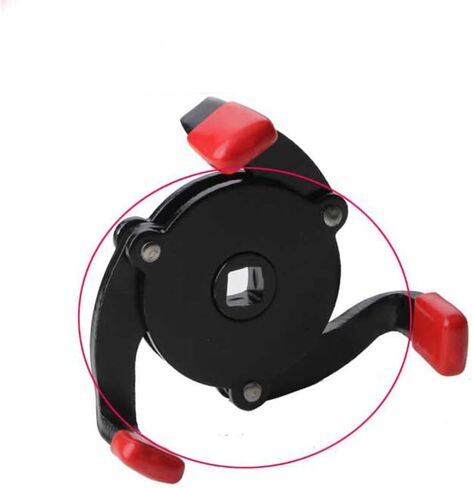 مفتاح ربط فلتر الزيت العالمي، مجموعة أدوات إزالة فلتر الزيت 3 فك قابلة للتعديل من 2.4 بوصة إلى 3.8 بوصة، تعمل مع مقابس محرك السقاطة 3/8 بوصة in Kuwait