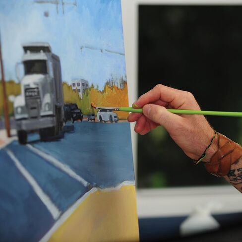 مجموعة فرشاة ليكويتكس الاحترافية التقليدية التقليدية المكونة من 4 قطع in Kuwait