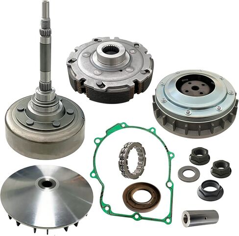 Wet Clutch Shoe Kit Assembly For YAMAHA Grizzly 660 2002-2008,Rhino 660 2004-2007 With Primary Sheave,Clutch Carrier,Oneway,Housing,Gasket in Kuwait