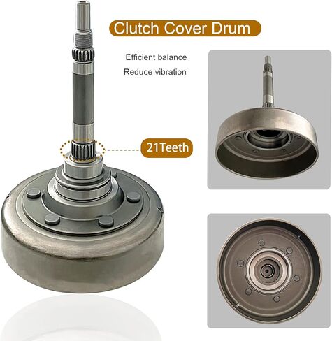 Wet Clutch Shoe Kit Assembly For YAMAHA Grizzly 660 2002-2008,Rhino 660 2004-2007 With Primary Sheave,Clutch Carrier,Oneway,Housing,Gasket in Kuwait