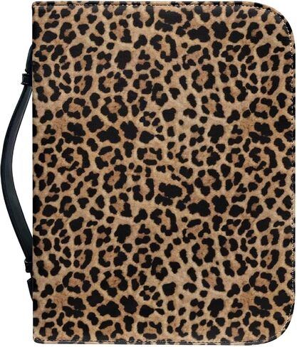 Bible Carrying Case for Boys and Girls, Large Leather Bible Tote Bag with Pocket and Zipper in Saudi Arabia