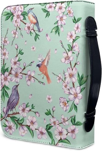 Bible Carrying Case for Boys and Girls, Large Leather Bible Tote Bag with Pocket and Zipper in Saudi Arabia