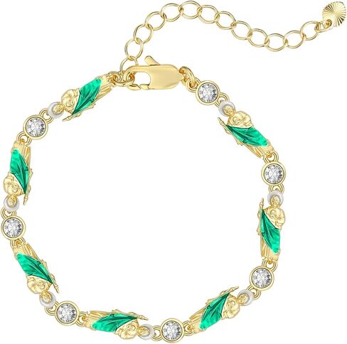 سوار سان جوداس تاديو من الفولاذ المقاوم للصدأ مطلي بالذهب عيار 24 قيراط قلادة سانت جود أساور مكسيكية كاثوليكية للرجال (ذهب 271) in Kuwait