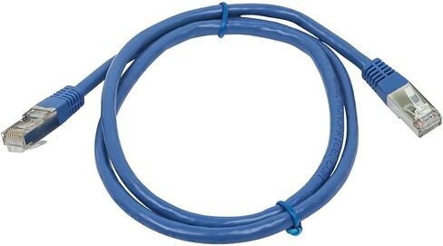 كابل تصحيح Monoprice Cat6A Ethernet - Zeroboot، RJ45، 550 ميجا هرتز، 10 جيجا، S/FTP، 26AWG، سلك نحاسي نقي مجدول، 3 أقدام، أزرق - سلسلة Entegrade in Saudi Arabia