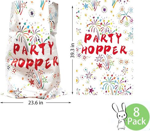 أكياس سباق أكياس البطاطس من JQAQJU للبالغين والأطفال، 8 عبوات مقاس 40 × 26 بوصة، ألعاب عيد الفصح الخارجية لمستلزمات الحفلات العائلية، حقيبة القفز في الفناء الخلفي in Kuwait