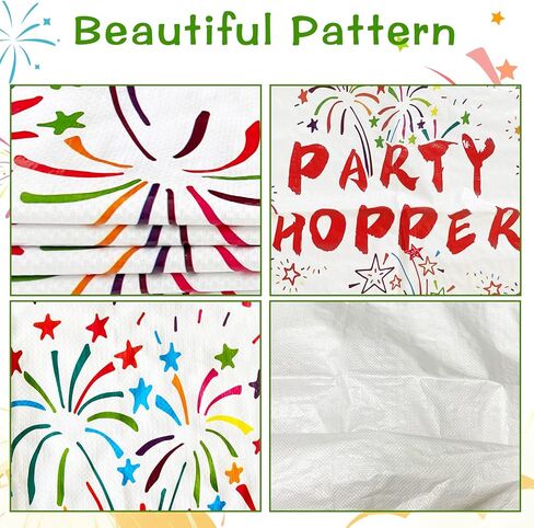 أكياس سباق أكياس البطاطس من JQAQJU للبالغين والأطفال، 8 عبوات مقاس 40 × 26 بوصة، ألعاب عيد الفصح الخارجية لمستلزمات الحفلات العائلية، حقيبة القفز في الفناء الخلفي in Kuwait