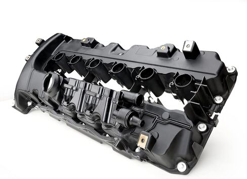 غطاء صمام المحرك متوافق مع BMW 135i 2008-2013 335i 2007-2015 335is 2011-2013 335xi 2007-2008 535i 2008-2010 M2 2016-2019 X6 2008-2012 3.0L Gas Turbo OE جزء 1112756 5284 in Saudi Arabia