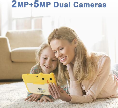 C idea Kids Tablets,7 Inches Toddler Android 12, Dual Cameras, 32GB Large Storage, Iwawa Pre-Installed, Parental Control, Children Learning Educational Tablets in Kuwait