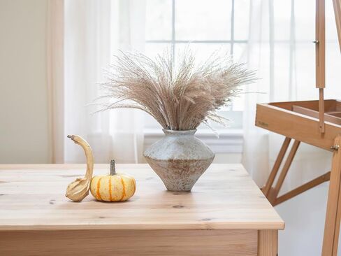 Rustic White Ceramic Vase Flower Vase, Textured Vase for Centerpieces, Kitchen, Living Room, Bedroom Decor Gifts in Saudi Arabia