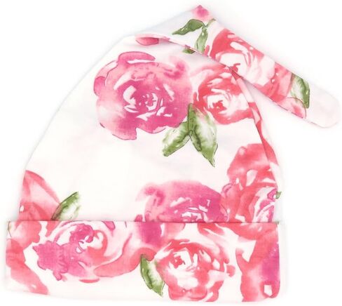 مجموعة بطانية قماط للأطفال حديثي الولادة وقبعة وعصابة رأس للمستشفى، بطانيات استقبال، زهرة وردية in Kuwait