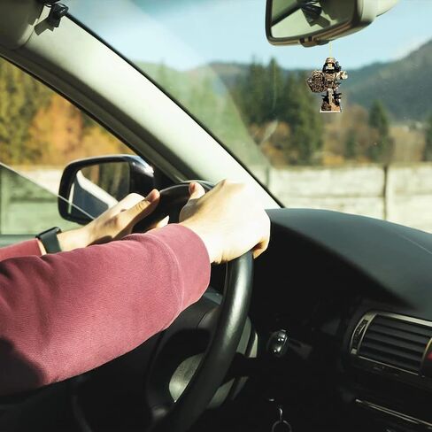 Car Rear View Mirror Hanging Ornament, Personalized Army Backpack Boost Decor, Military American Soldier Christmas Ornament Gift, Car Interior Rearview Pendant Accessories (Style A) in Saudi Arabia