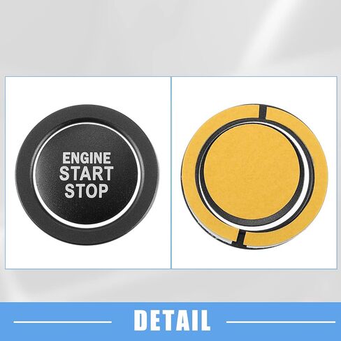 Engine Start Stop Ignition Button Overlay Cover Decal Interior Trim Sticker for Lexus IS200t IS250 IS300 IS350 is-F 2014-up Aluminum Alloy Black in Saudi Arabia