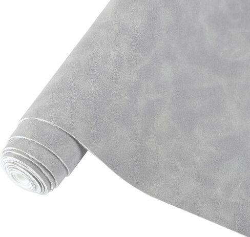 ملاءات جلد صناعي متجمد CDY: 35 × 135 سم نسيج أسود ناعم من جلد الغزال الصناعي مادة صناعية PU بلون سادة من الجلد الصناعي لحرف التنجيد، خياطة يدوية (أسود) in Kuwait