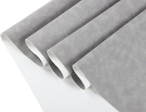 ملاءات جلد صناعي متجمد CDY: 35 × 135 سم نسيج أسود ناعم من جلد الغزال الصناعي مادة صناعية PU بلون سادة من الجلد الصناعي لحرف التنجيد، خياطة يدوية (أسود) in Kuwait