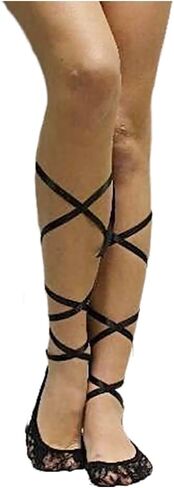 جوارب Yokawe Sparkly Leg Wraps المثيرة والمرنة والجوارب الراقصة والمهرجانات الموسيقية للنساء والفتيات in Kuwait