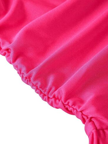 Girl's Summer Dress Sleeveless Ruched Ruffle Flounce Hem Bodycon Dress Party Formal Cami Dress in Saudi Arabia