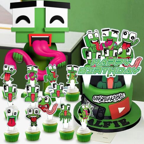 37 قطعة من زينة الكيك غير الناطقة مع قطعة واحدة من أعلى الكعكة غير الناطقة، 36 قطعة من أغطية الكب كيك اللطيفة لديكورات حفلات أعياد الميلاد in Kuwait