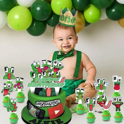 37 قطعة من زينة الكيك غير الناطقة مع قطعة واحدة من أعلى الكعكة غير الناطقة، 36 قطعة من أغطية الكب كيك اللطيفة لديكورات حفلات أعياد الميلاد in Kuwait