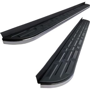 TAC Black Cobra Running Boards Side Steps Fit 2020-2024 Ford Explorer SUV Nerf Bars Step Rails Aluminum City Exterior Off-Road Accessories(2pcs)