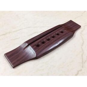 Guitar bridge Rosewood MARTIN STYLE 6 string with extra slot cut, best quality
