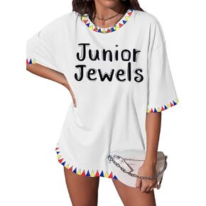Junior Jewels Shirt Women Pop Music Tshirt Country Concert Fans Gift Tees 90s Music Album Graphic Short Sleeve Tops