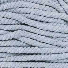 Natural Twisted Cotton Rope - Soft But Strong - Assorted Colors - 1/2 Inch Diameter (Brown, 10 Feet)
