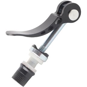 Bike Seat Post Quick Release Pin, Alloy Bicycle Seatpost Quick Release Lever Saddle Height Adjust Clamp Seat Support Fix Replacement Part 60mm Handle DN 5mm Shaft for Road Mountain Cycling