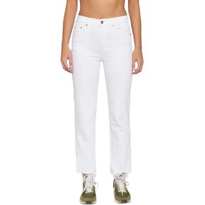 DAZE Women's Straight Up High Rise Straight Leg Denim Jeans