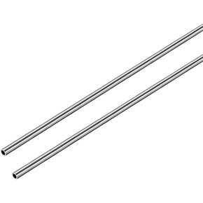 uxcell 304 Stainless Steel Round Tubing 3mm OD 1mm Wall Thickness 250mm Length Seamless Straight Pipe Tube 2 Pcs