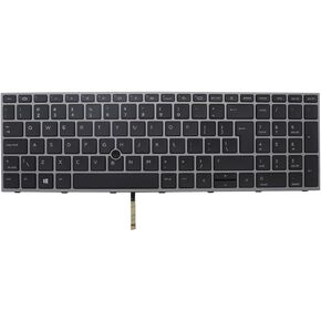 New Backlit Laptop Keyboard for HP ZBOOK Fury 17 G7 US Keyboard with Point M04679-B31 M20128-B31 M04679-001 M20128-001 9Z.NHPBC.11D NSK-X11BC PK132UQ1A01 in Kuwait