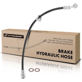 A-Premium Front Passenger Brake Hydraulic Hose Compatible with Honda and Acura Models - Accord 2008-2012, TSX 2009-2014 - Replace# 01464TA0A01