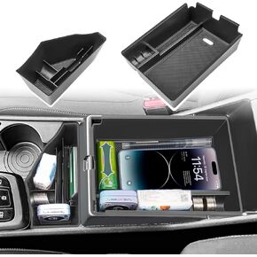 Center Console Organizer Compatible with Kia Sportage NQ5 Hybrid 2023 2024 Armrest Storage Box Middle Console Insert Tray Interior Accessories-Hybrid Edition with Electronic Transmission ONLY