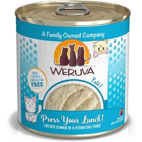 Weruva طعام القطط الرطب، اضغط على غداءك مع بات الدجاج، علبة 10 أونصة، عبوة من 12 قطعة in Kuwait