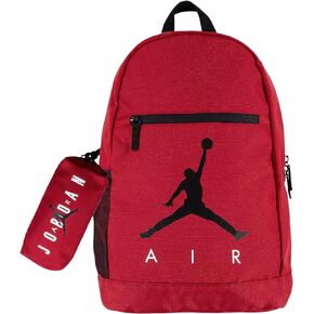 Jordan Unisex Large Pack Bag 2 pc Set Backpack (Red), One Size