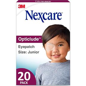 Nexcare Opticlude Orthoptic Eye Patches Junior 20 Each (Pack of 2)