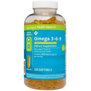 Omega 3-6-9 Dietary Supplement Softgels, 325 ct.