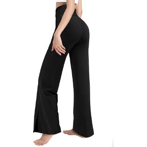 Afibi Women's Casual Loose Wide Leg Cozy Pants Yoga Sweatpants Comfy High Waisted Sports Athletic Lounge Pants with Pockets