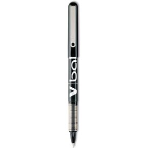 Pilot VBall Liquid Ink Rolling Ball Stick Pens, Fine Point, Black Ink, 12-Pack (35112)