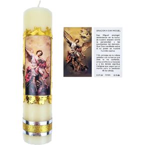 The Magnificient prayer candles collection - Our lady of guadalupe religious candles - Catholic candles cirios religiosos catolicos Jesus candle st jude candle - veladoras mexicanas velas para bautizo