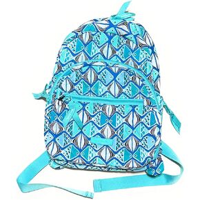 Vera Bradley Essential Compact Backpack Go Fish Blue