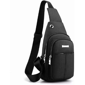 Seoky Rop Sling Bag for Men Women Crossbody Waterproof Travel Chest Bags Sling Backpack for Walking Hiking