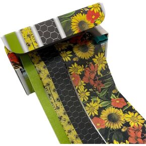 Fabric Tape Assortment 4/Rolls - Vintage Artistry Countryside