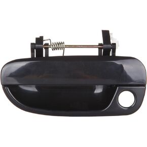 OCPTY Door Handle Exterior Front Driver Left Side Replacement fit 2000-2005 for Hyundai Accent Outside Door Handle Smooth Black