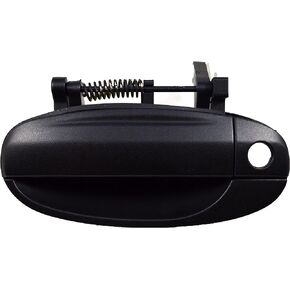 PT Auto Warehouse GM-3001A-FL - Outside Exterior Outer Door Handle, Textured Black - Driver Side Front