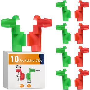 GOOACC 1999-2007 Chevy Silverado GMC Sierra Tailgate Handle Rod Clip Left & Right Rod Retainer Clips, OEM Handle Replacement 5 Pairs 88981030, 88981031
