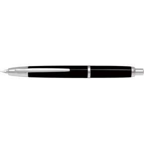 Pilot Fountain Pen Capless Decimo, Black Body, F-Nib (FCT-15SR-B-F)